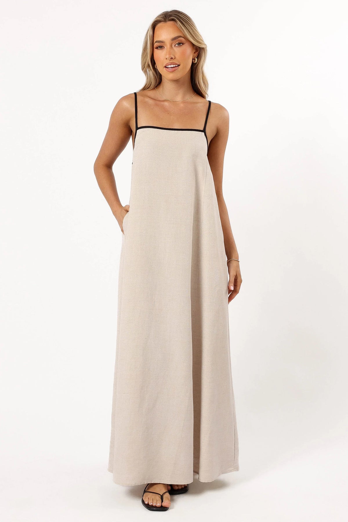 Elliana Maxi Dress Beige