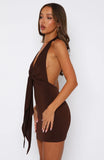 Lets Get Loud Mini Dress Chocolate