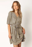Vivid Mini Dress Gold