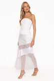 Winona Lace Maxi Skirt White