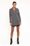 Kerryn Blazer Grey Pinstripe