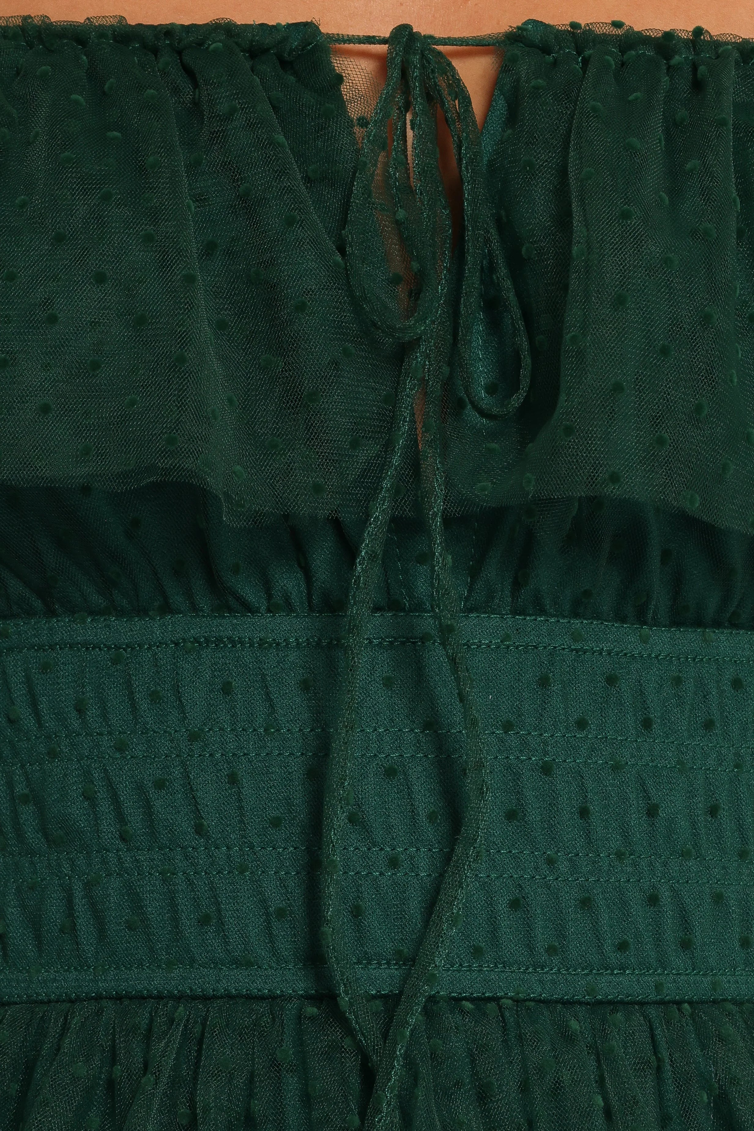 Belle Maxi Dress Hunter Green