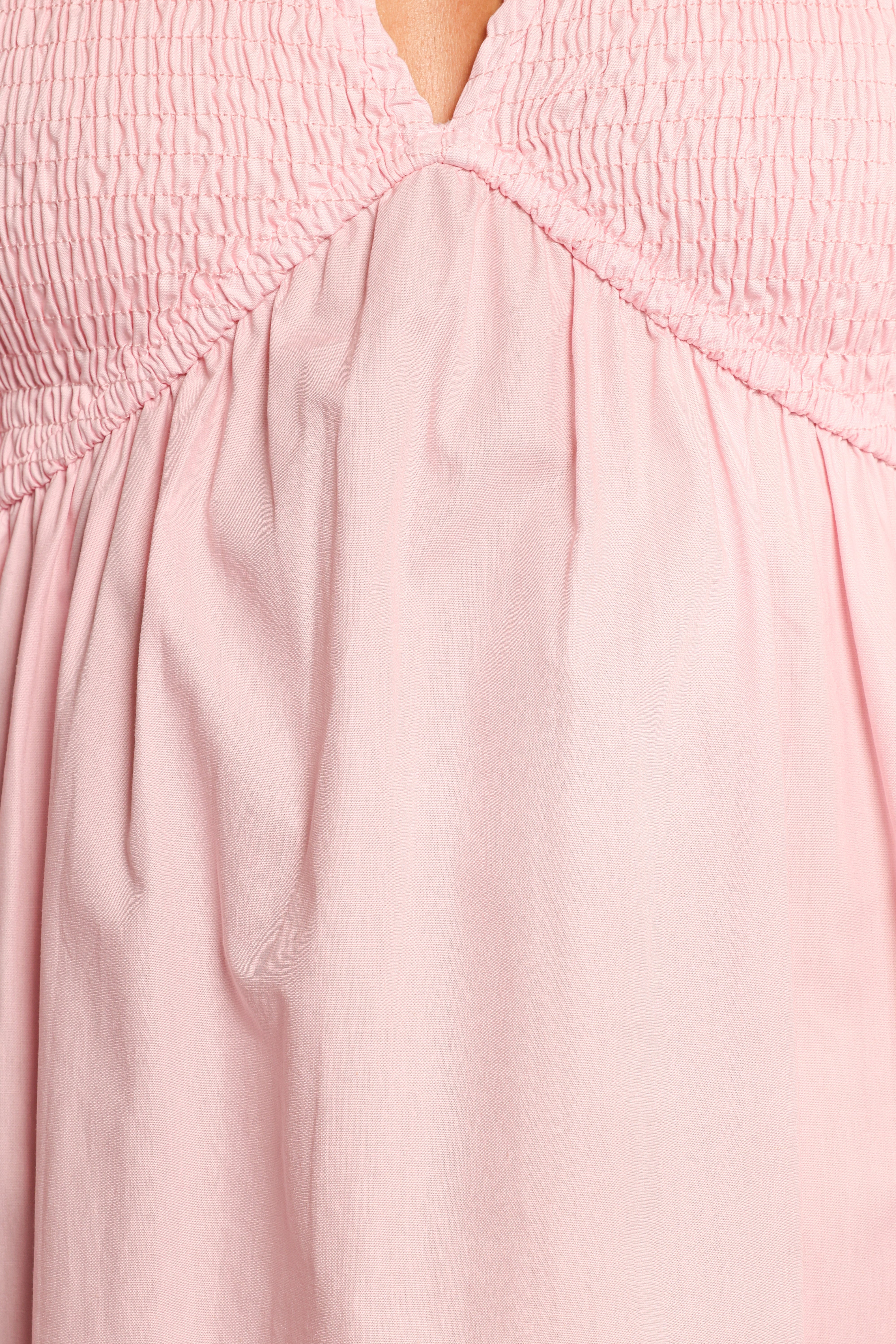 Ilyana Long Sleeve Maxi Dress Pink