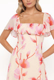 Kamie Maxi Dress Pink Floral