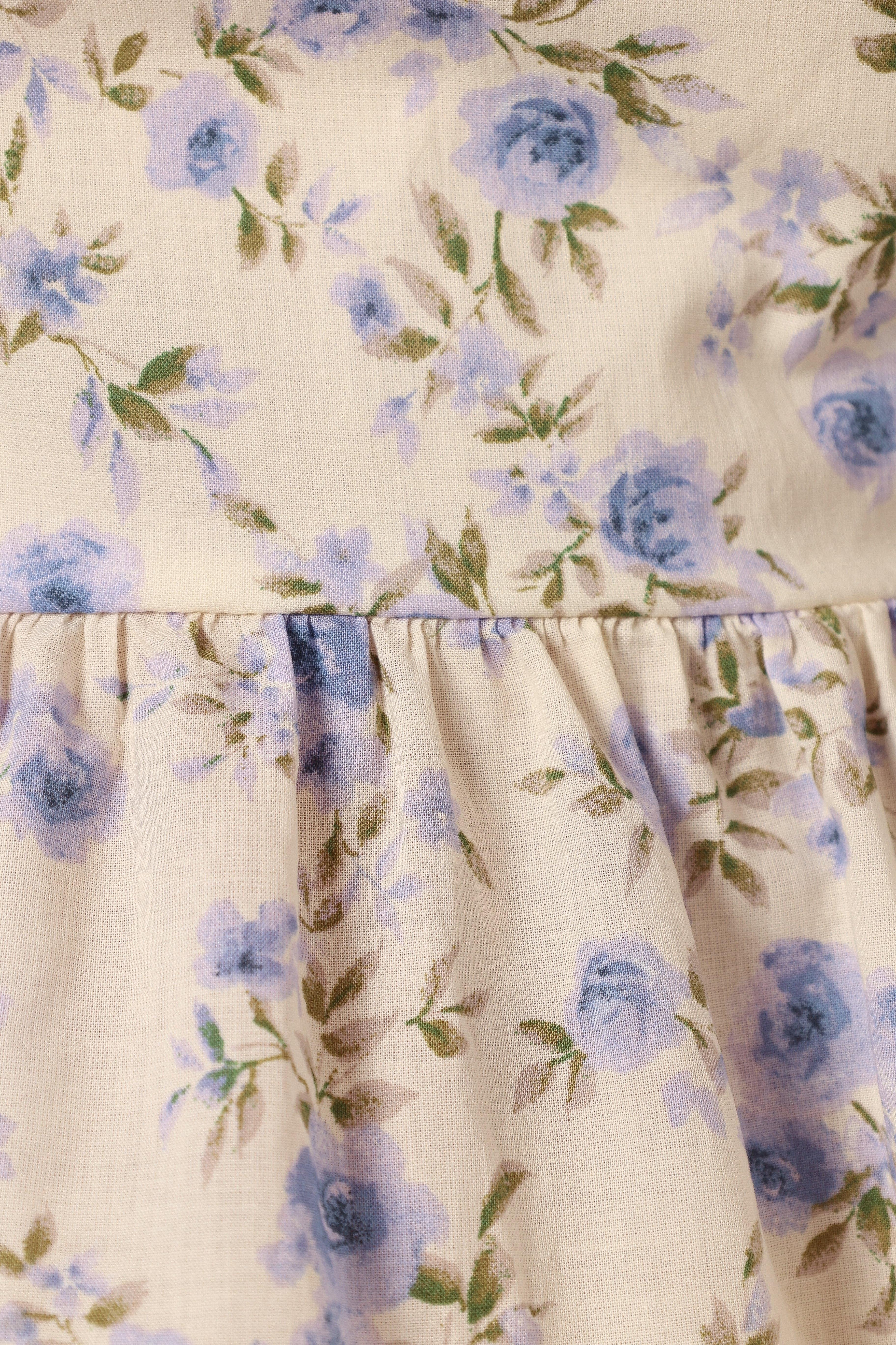 Celia Top Ivory Blue