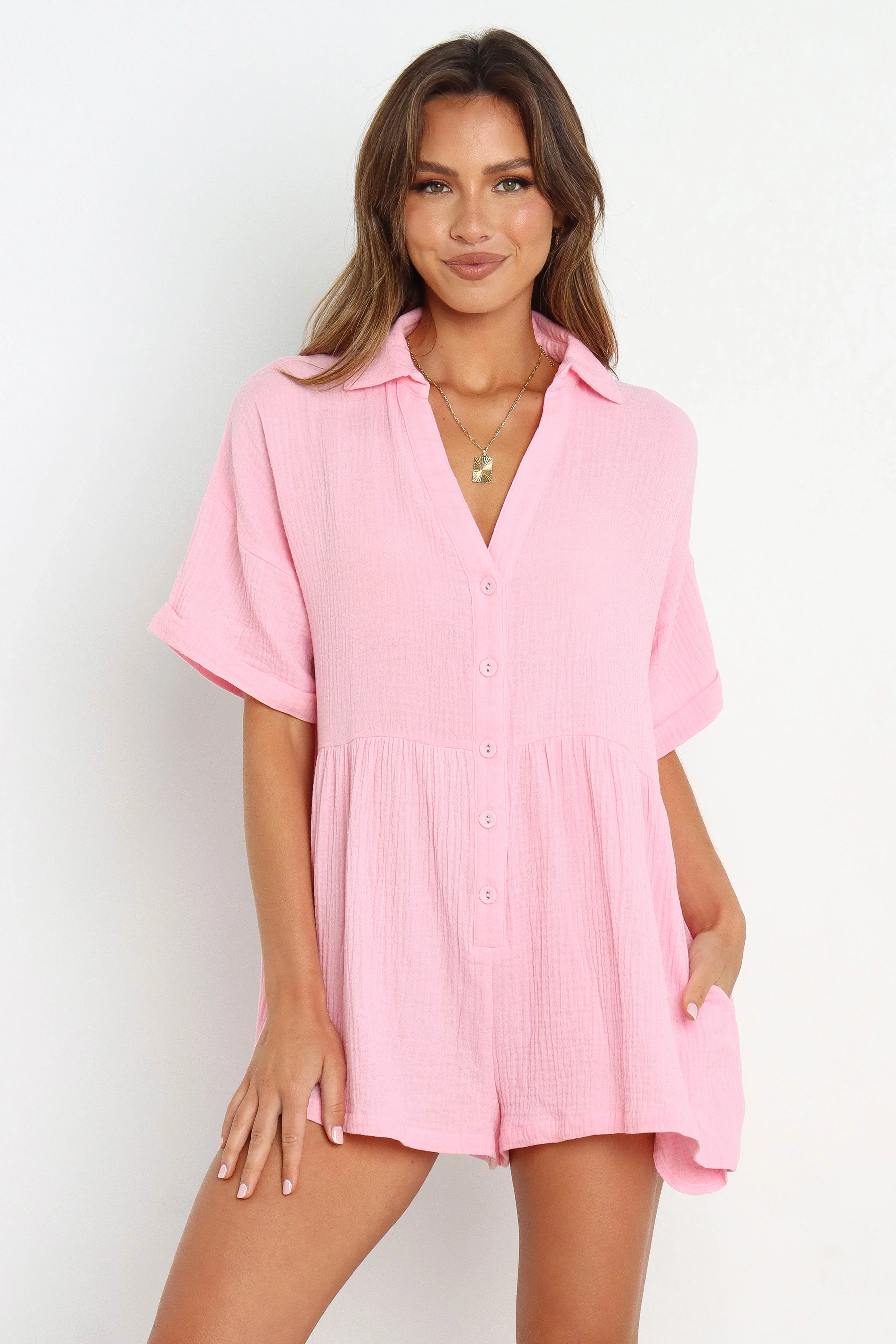 Winny Romper Pink