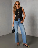 Stefaney Buttoned Vest Top