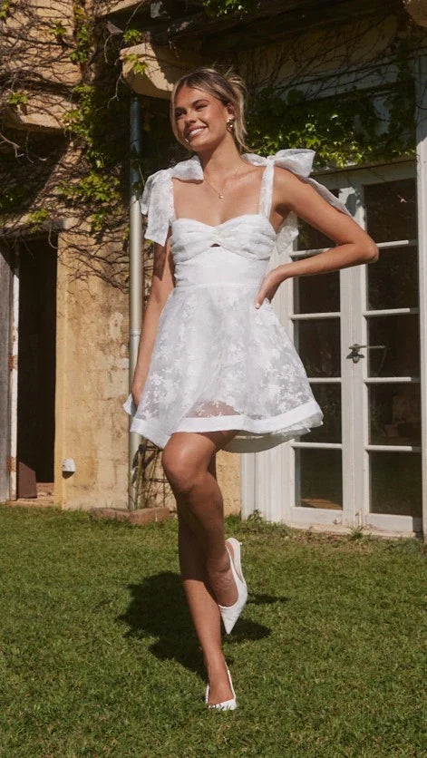 Karis Mini Dress White