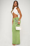 Tide And Bloom Knit Maxi Skirt Kiwi