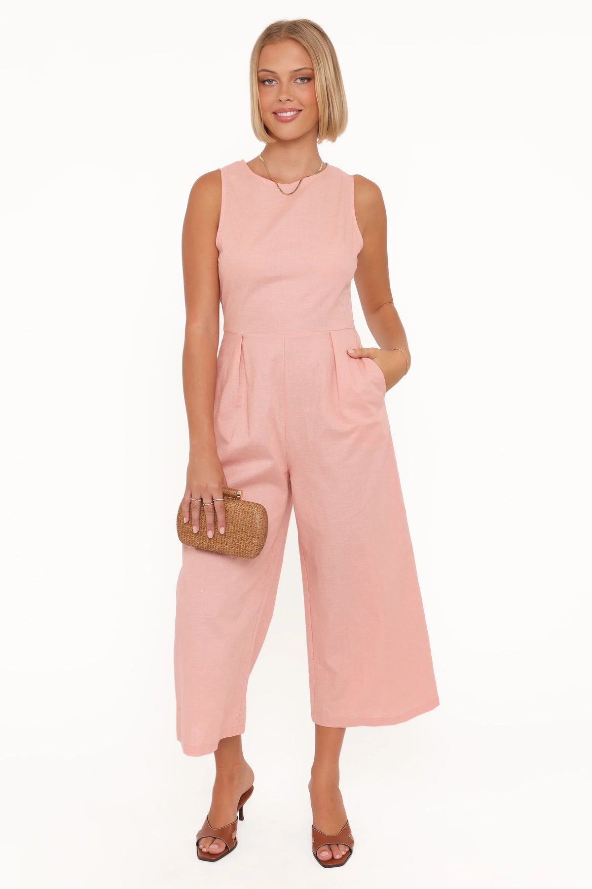 Ester Jumpsuit Pale Pink