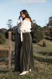 Leria Wide Pant Olive