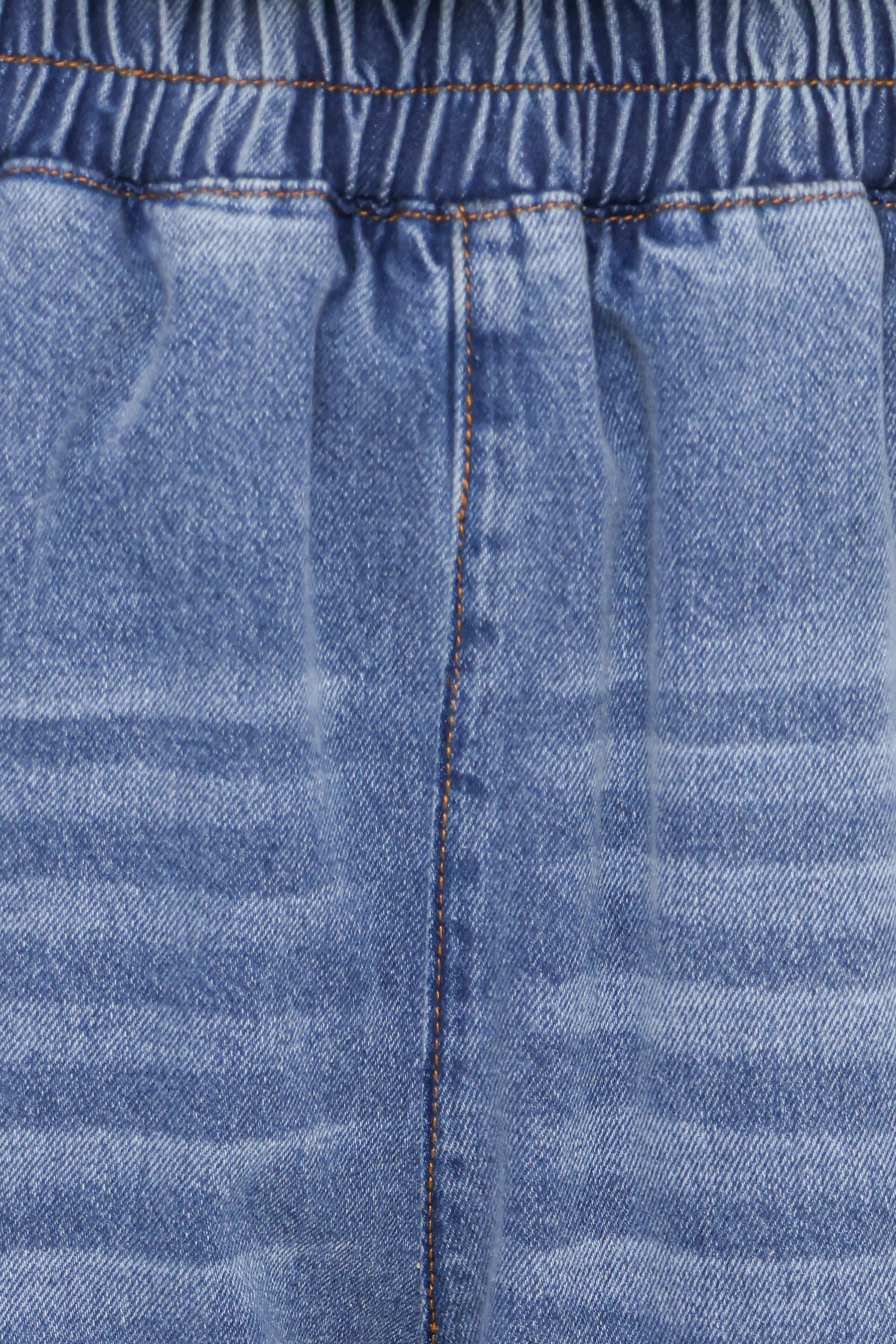 Sophie Cropped Barrel Jean Medium Wash