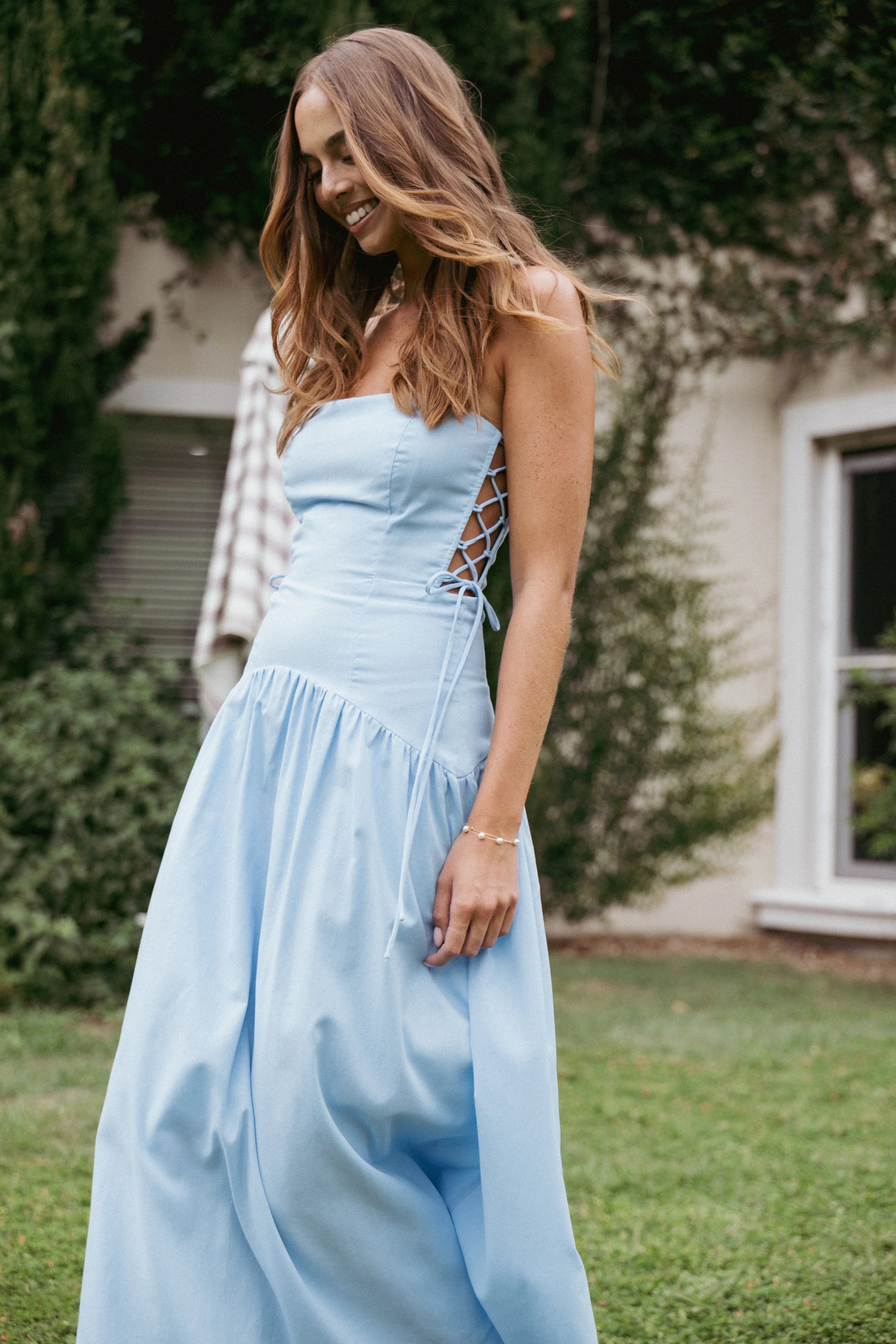 Maude Maxi Dress Blue