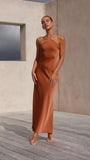 Chiara Maxi Dress Copper