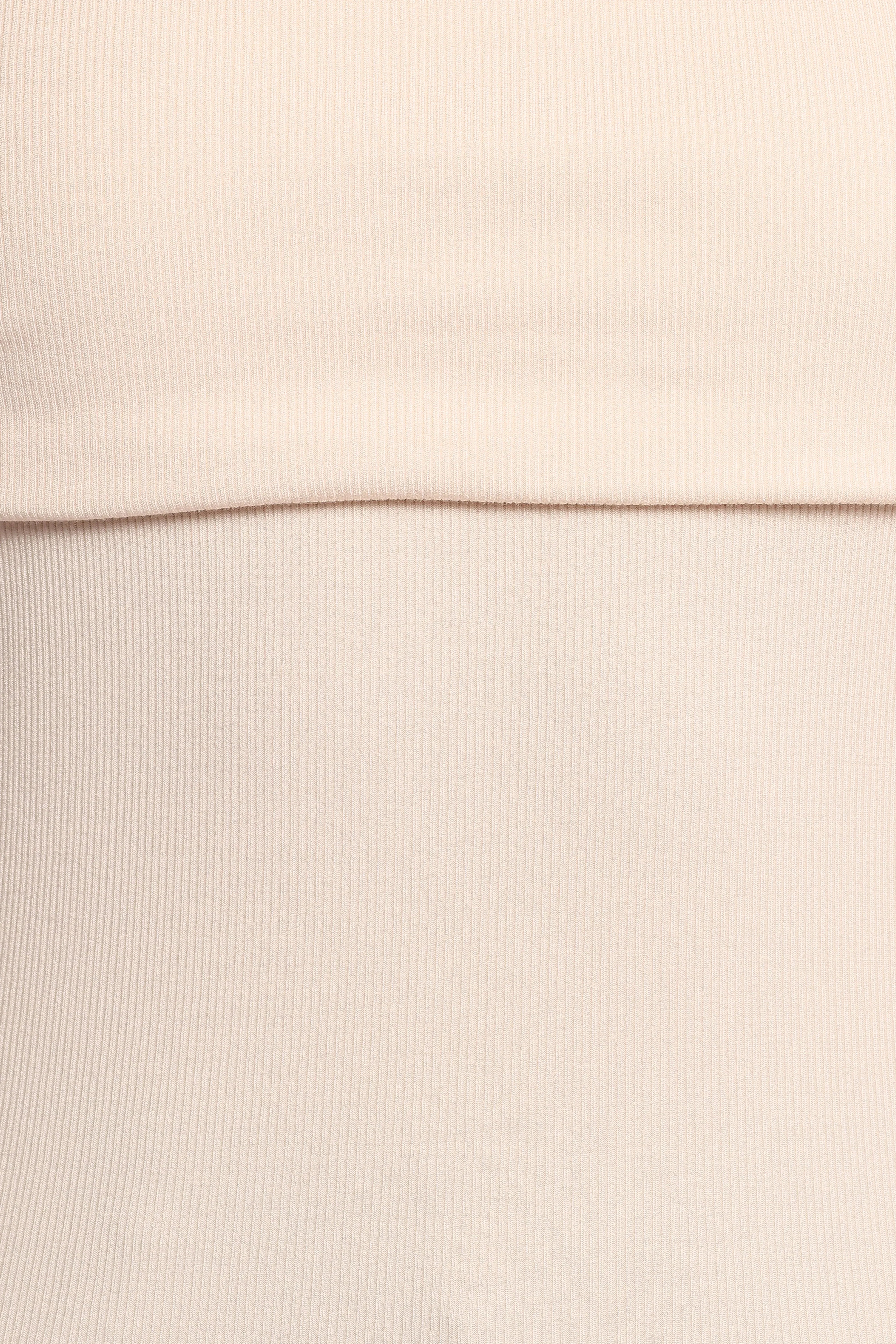 Thomsie Off Shoulder Knit Top Ivory