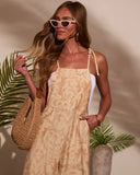 Sweet Wanderer Relaxed Abstract Jumpsuit