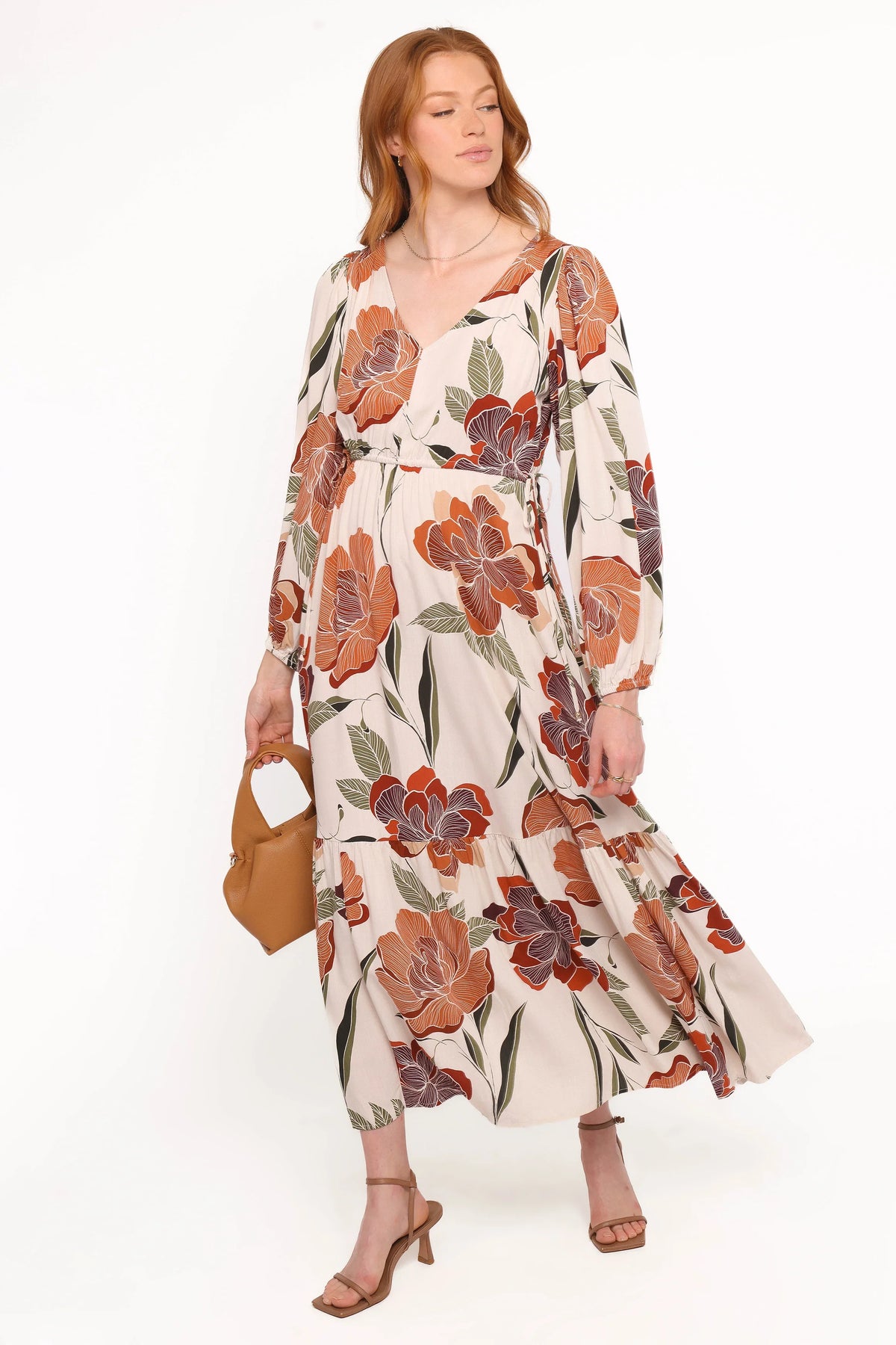 Cerwin Midi Dress Fall Floral