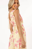 Halle Jumpsuit Yellow Pink