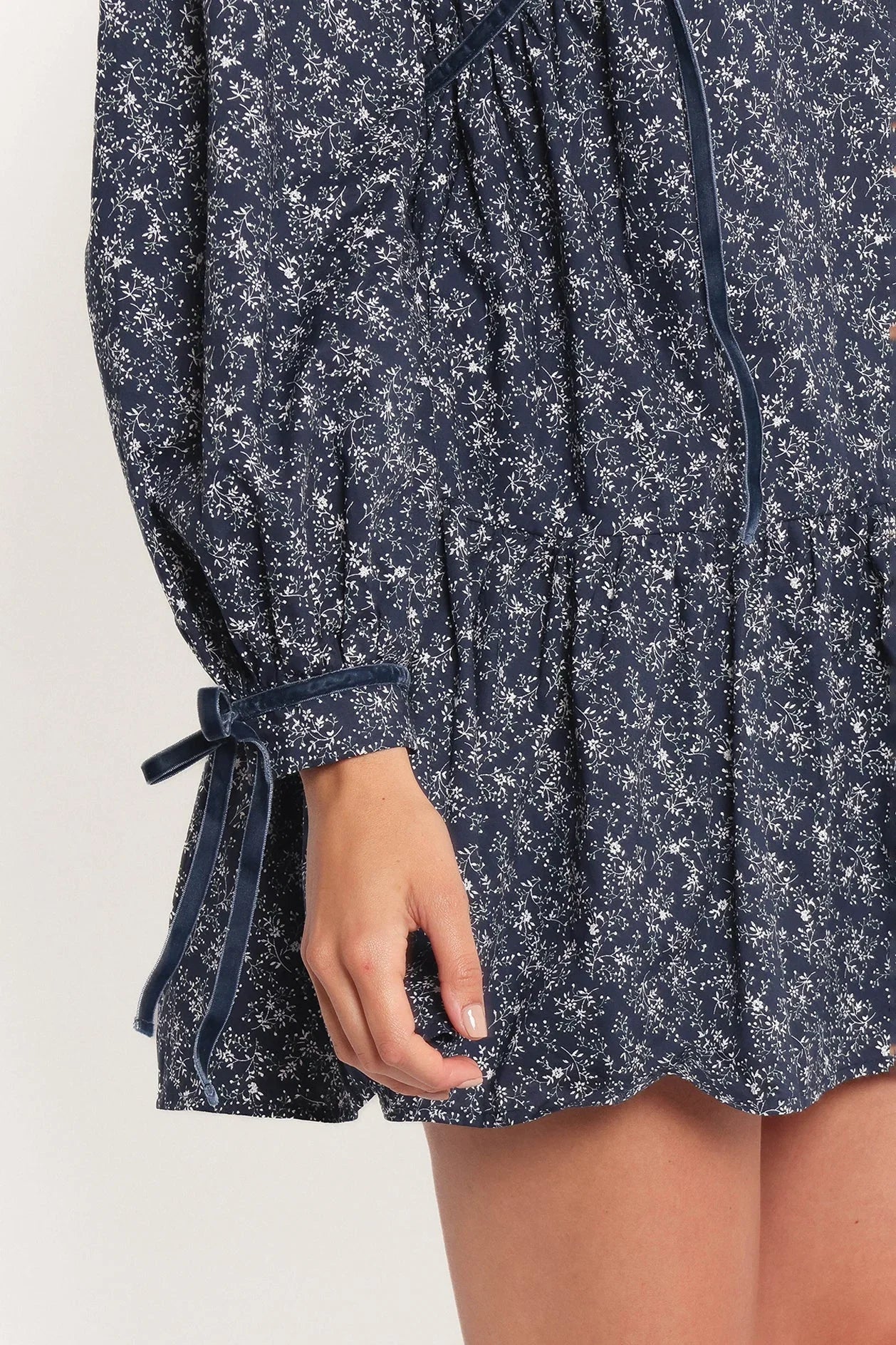 Brooklyn Mini Dress Blue Floral