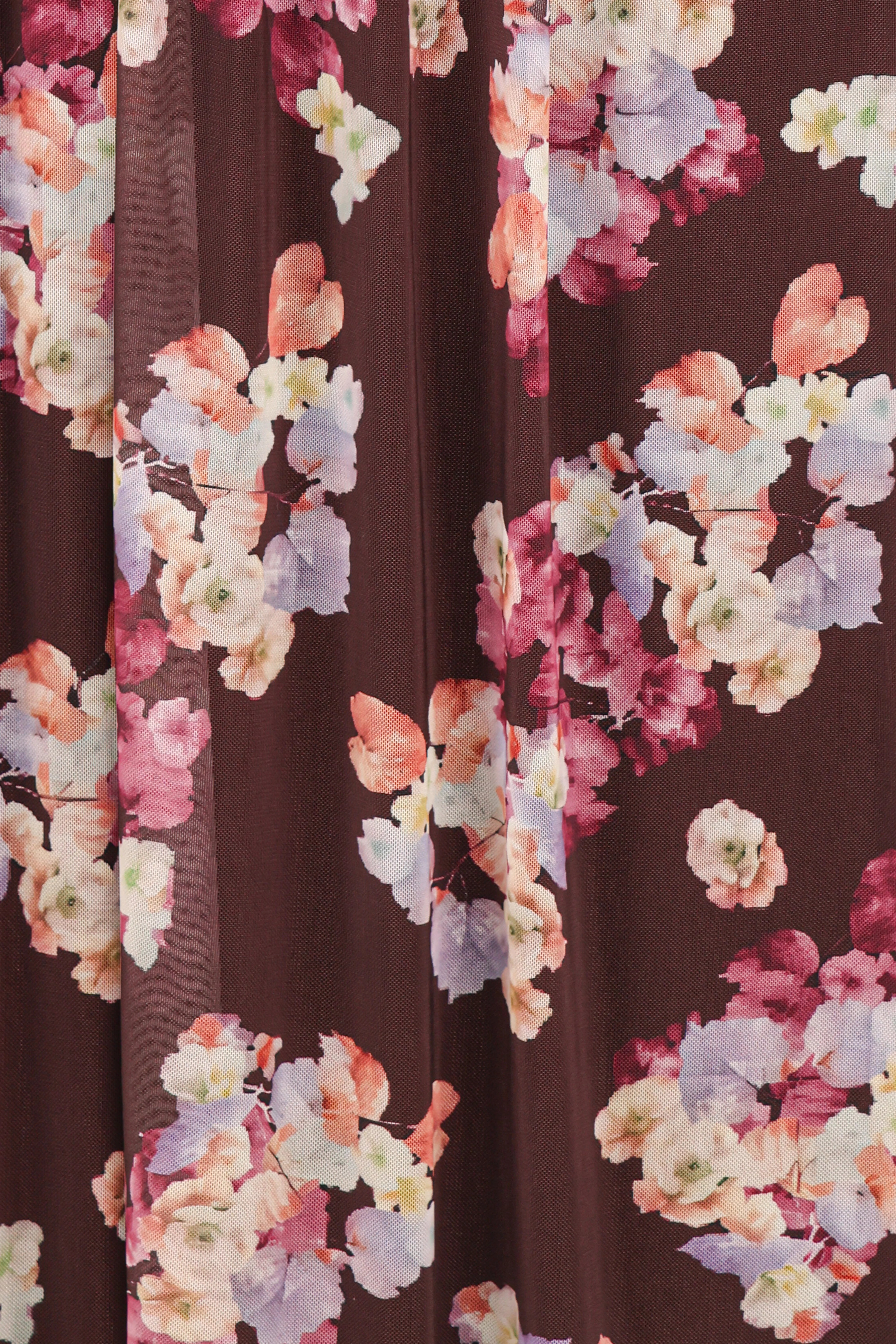Calypso Maxi Dress Purple Floral
