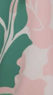 Oasis One Shoulder Jumpsuit Pink Green