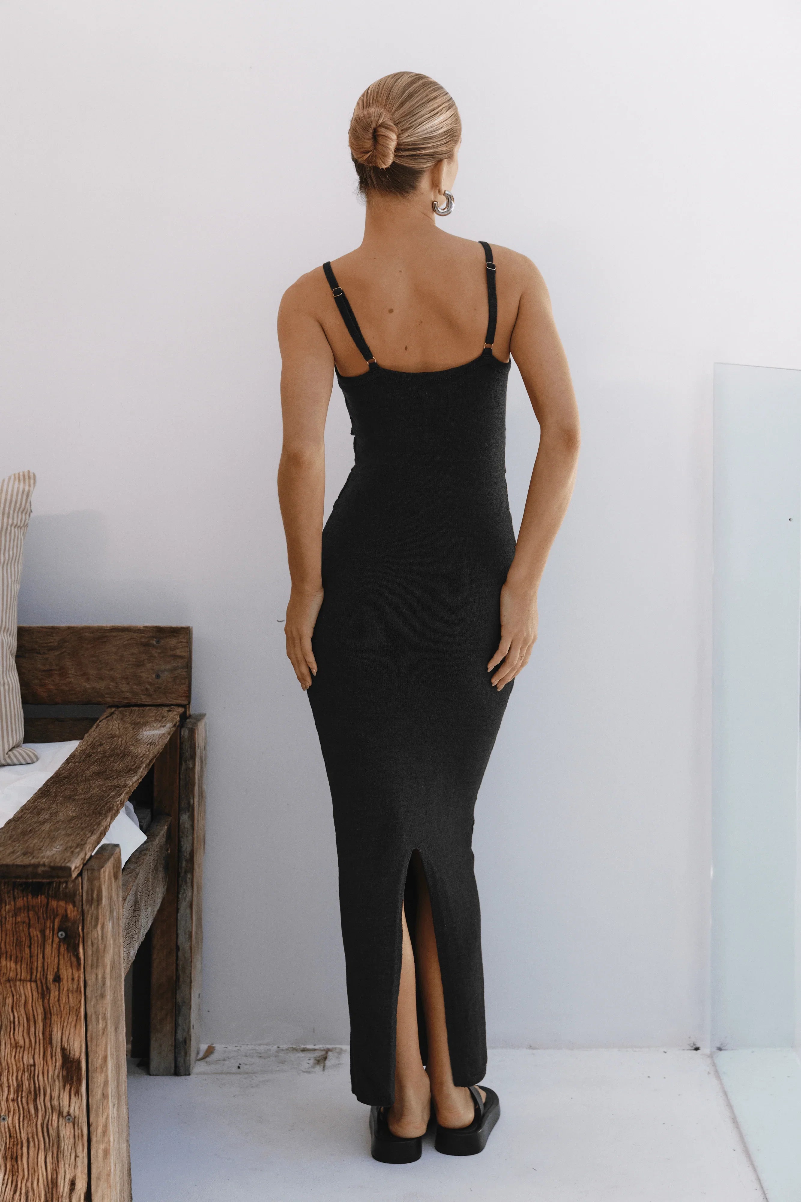 Normani Midi Dress Black