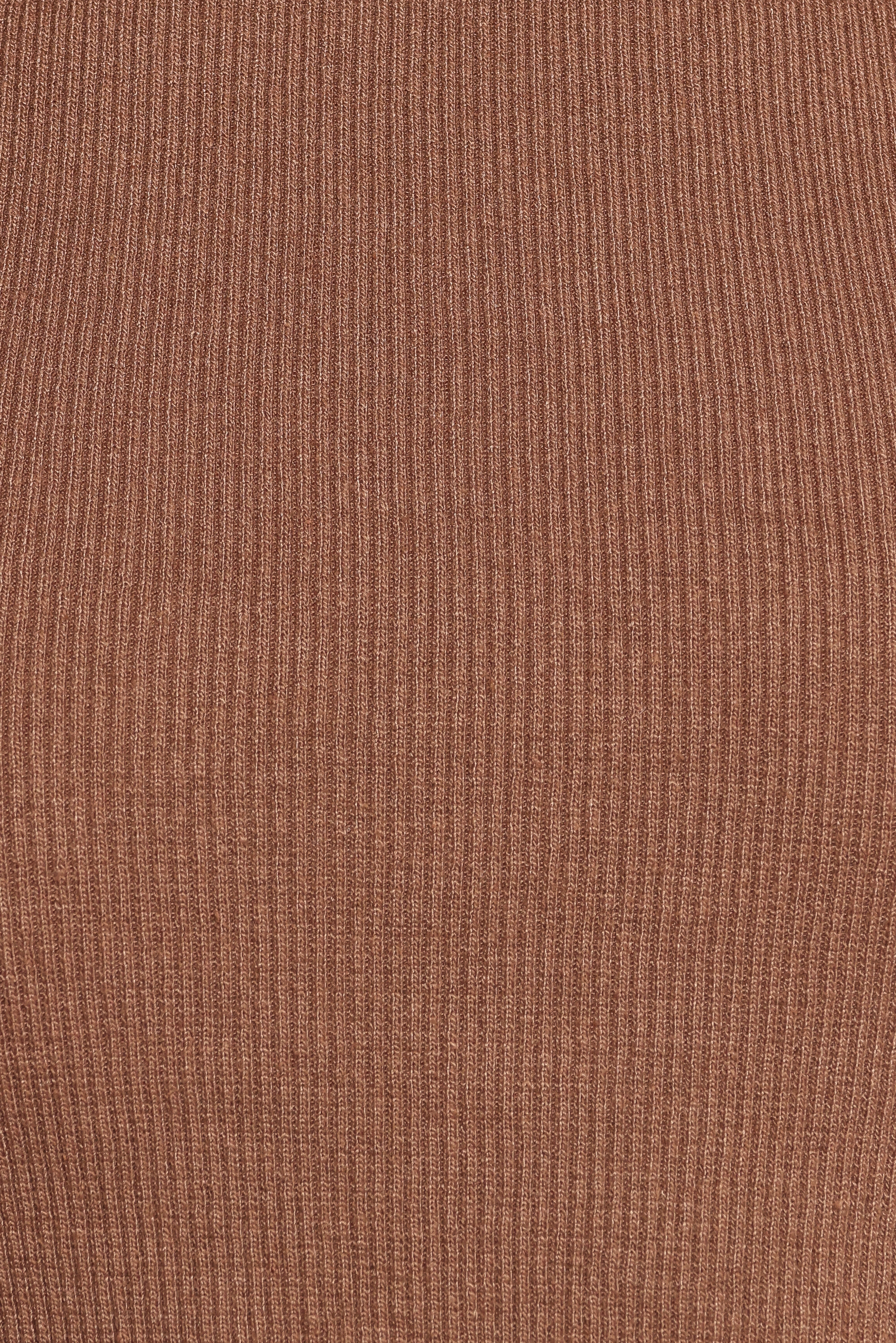 Ari Ribbed Tank Mocha