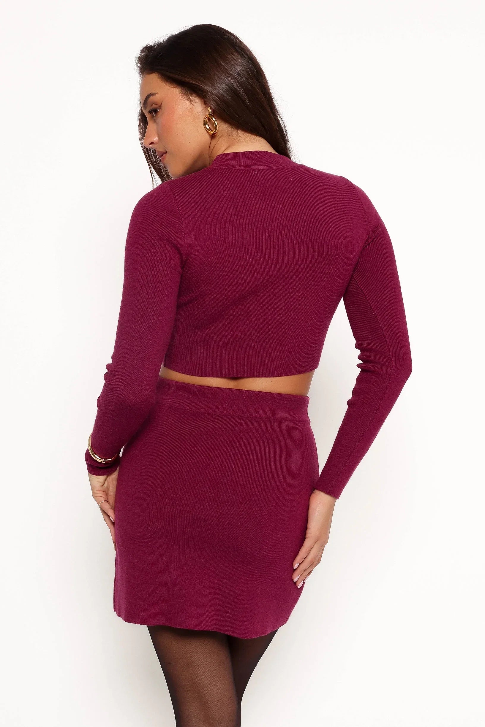 Vara Two Piece Set Plum