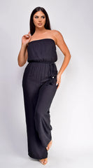 May Tube Jumpsuit Black