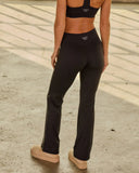 True Motion Crossover Waist Flared Leggings