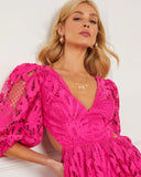Vivianna Eyelet Maxi Dress