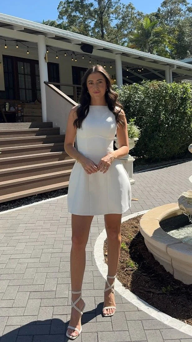 Rafiki Mini Dress White