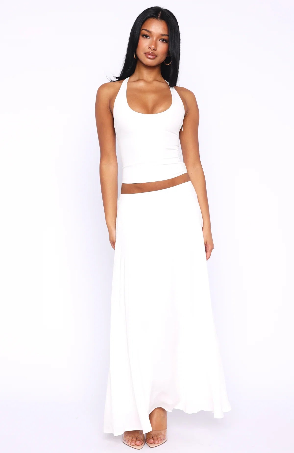 Sunbliss Maxi Skirt White