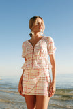 Mirha Mini Skirt Sunset Check