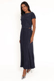 Aria Maxi Skirt Set Denim Blue