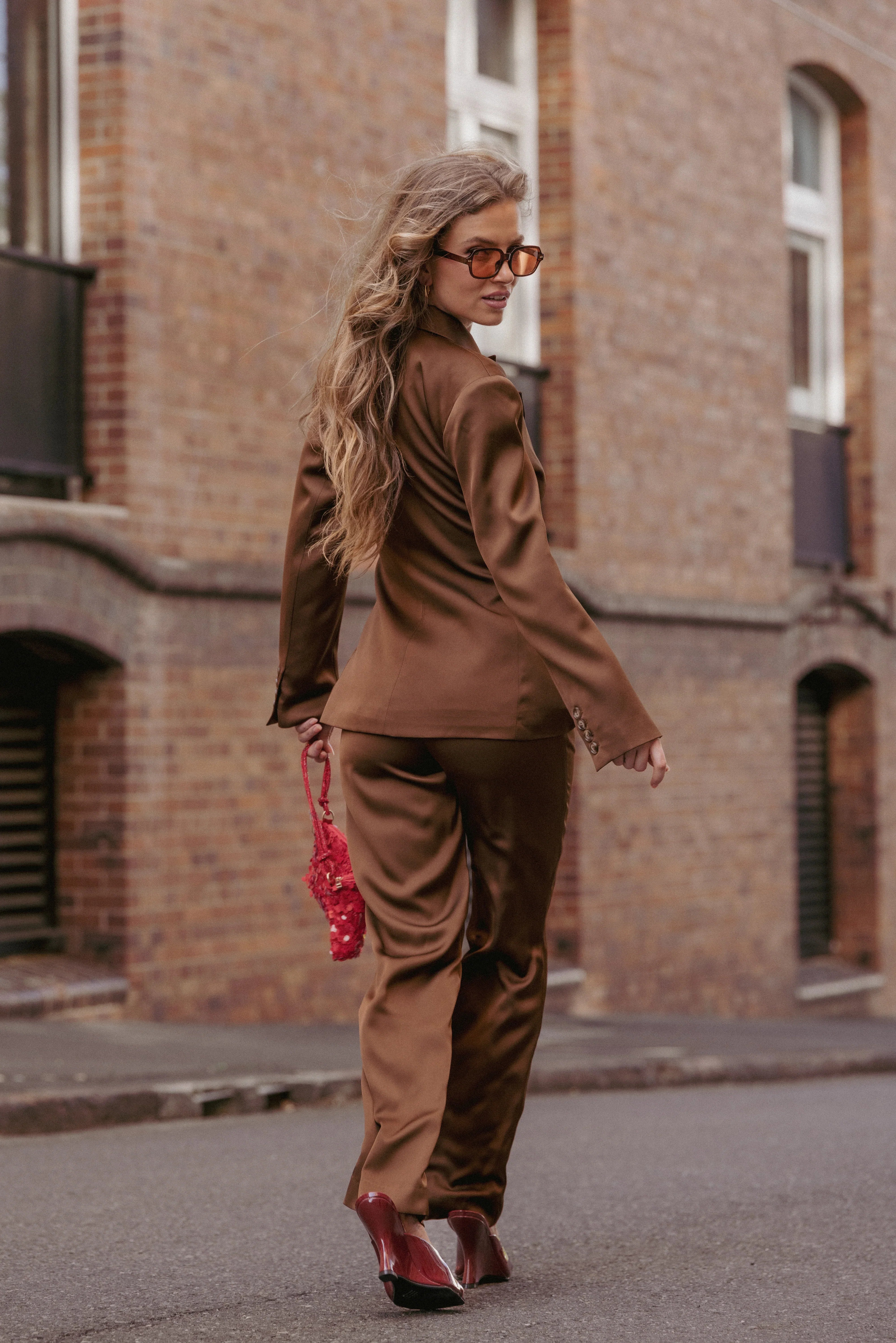 Trina Tailored Pant Brown