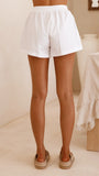 Vika Shorts White