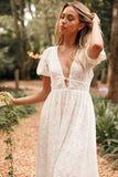Ayden Midi Dress White