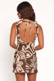 Xara Mini Dress Chocolate Floral