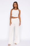 Take Me Away Pant White
