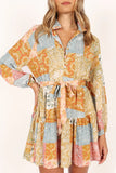 Silante Long Sleeve Mini Dress Maxine