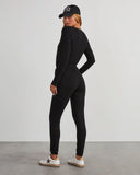 Colette Pocketed Drawstring Jumpsuit