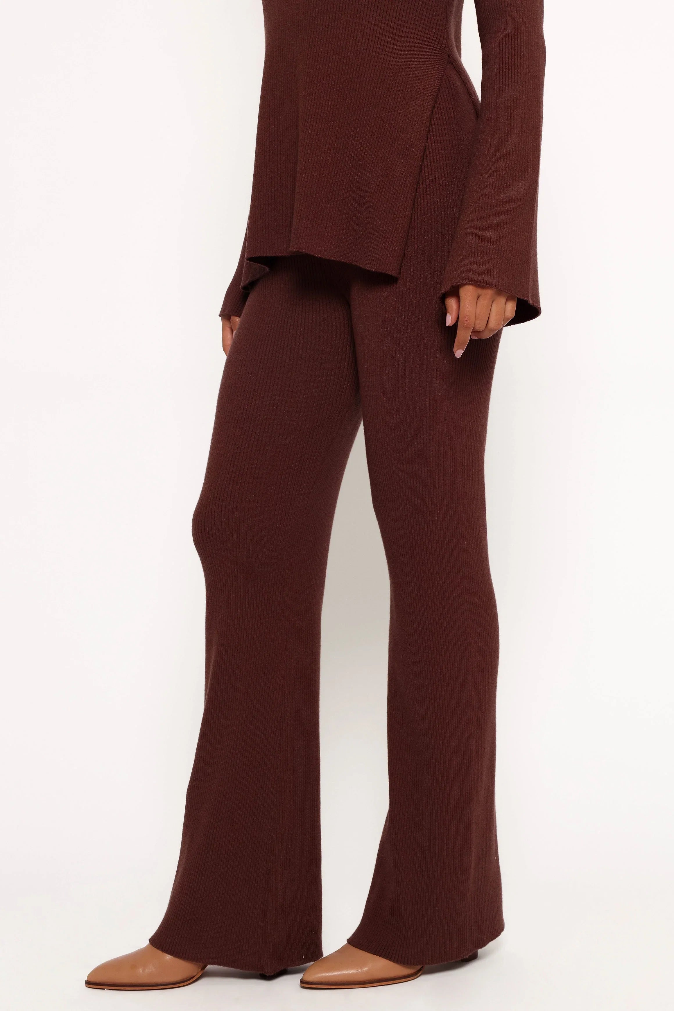 Adrienne Knit Pant Chocolate