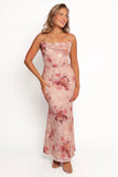 Esmeralda Maxi Dress Rose Print
