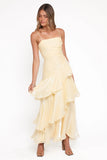 Rosalie Maxi Dress Butter Yellow
