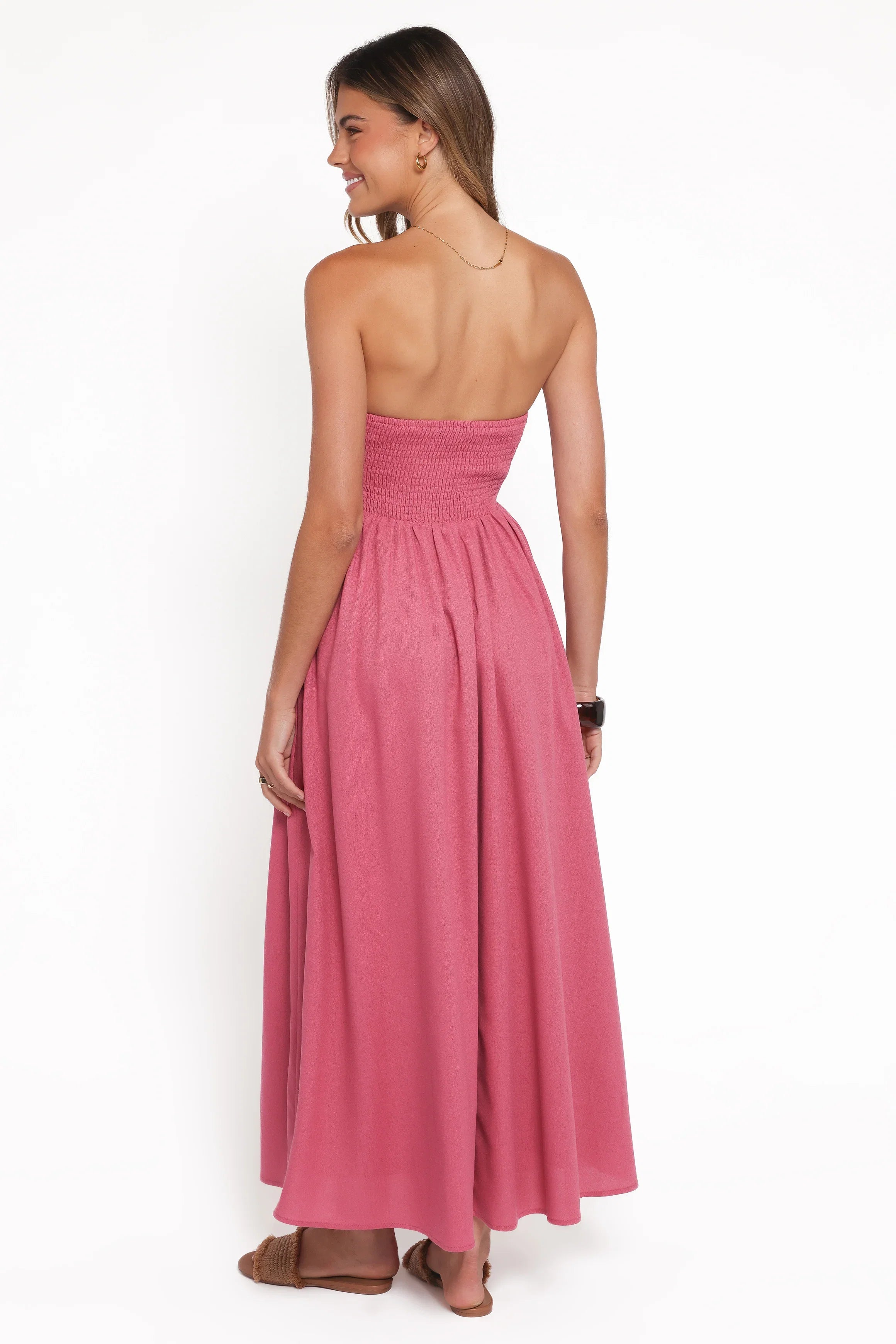 Kayt Strapless Dress Petal Pink