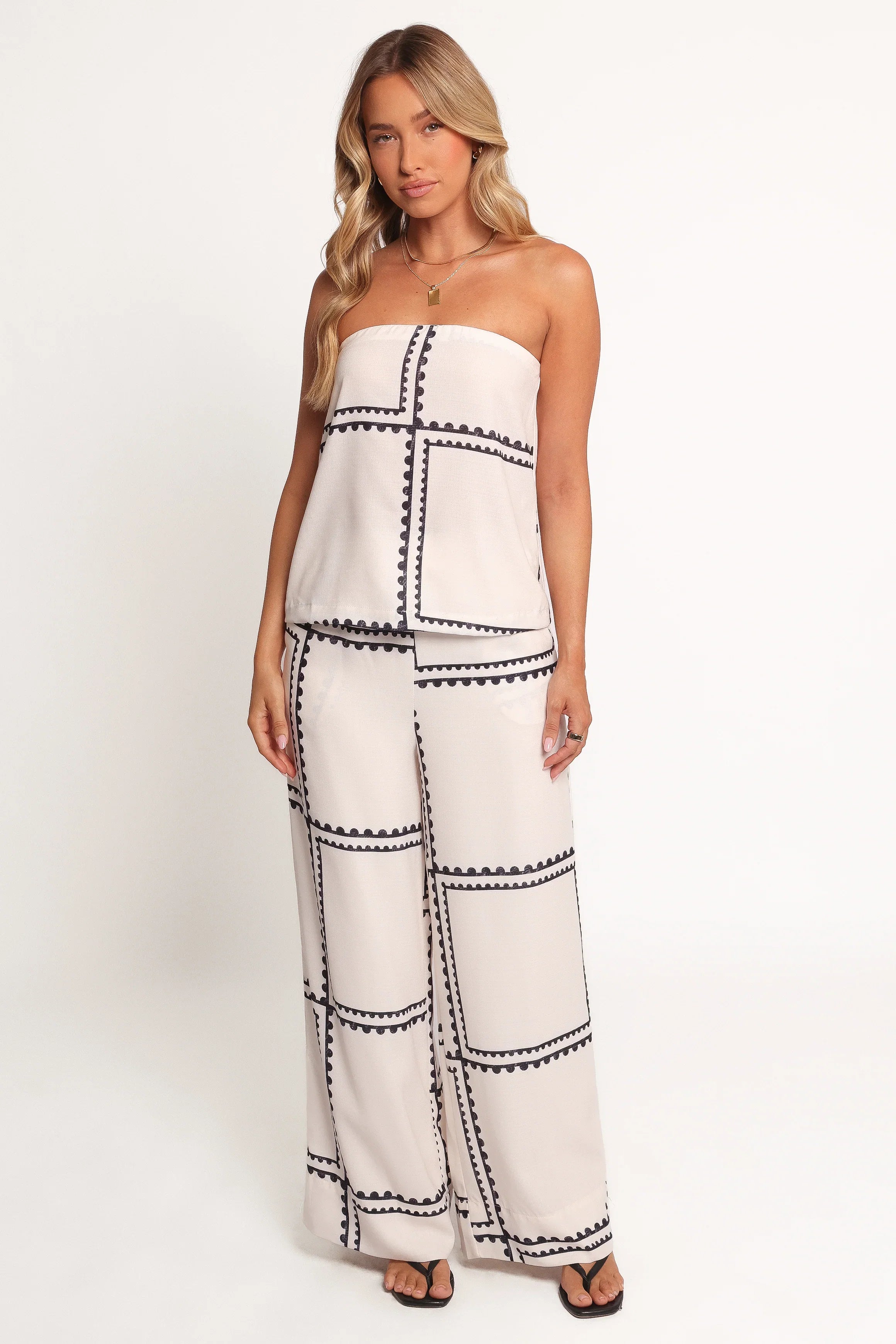 Ezra Pant Set White
