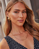 In Circles Chunky Doorknocker Earrings