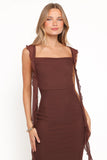 Chiara Maxi Dress Brown
