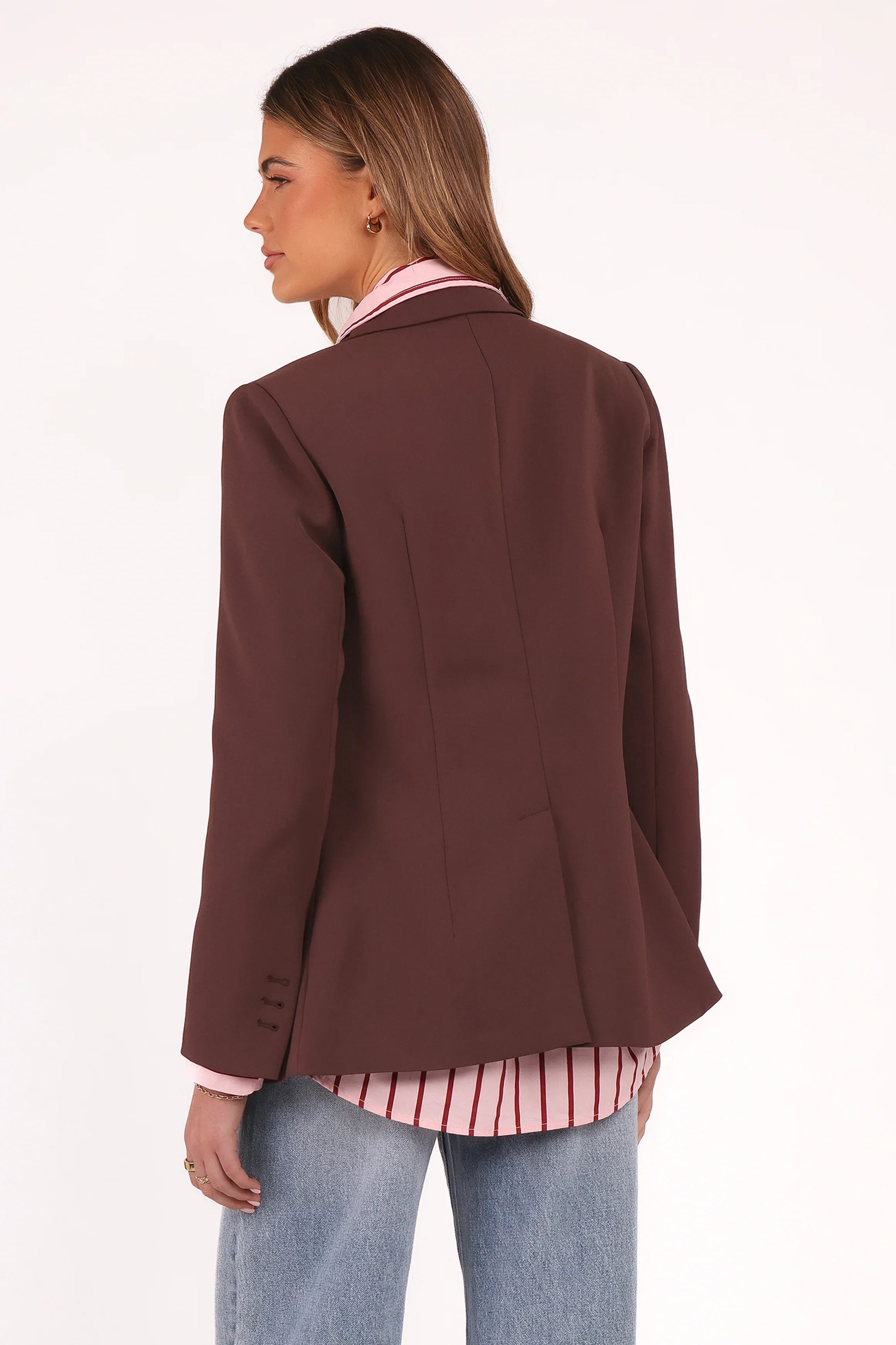 Leo Blazer Chocolate Brown